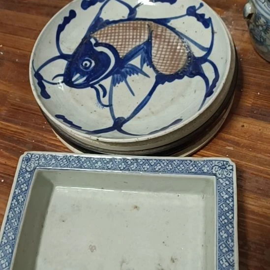 初***6摆件陶青花陶瓷摆件青花陶瓷摆件青花陶瓷