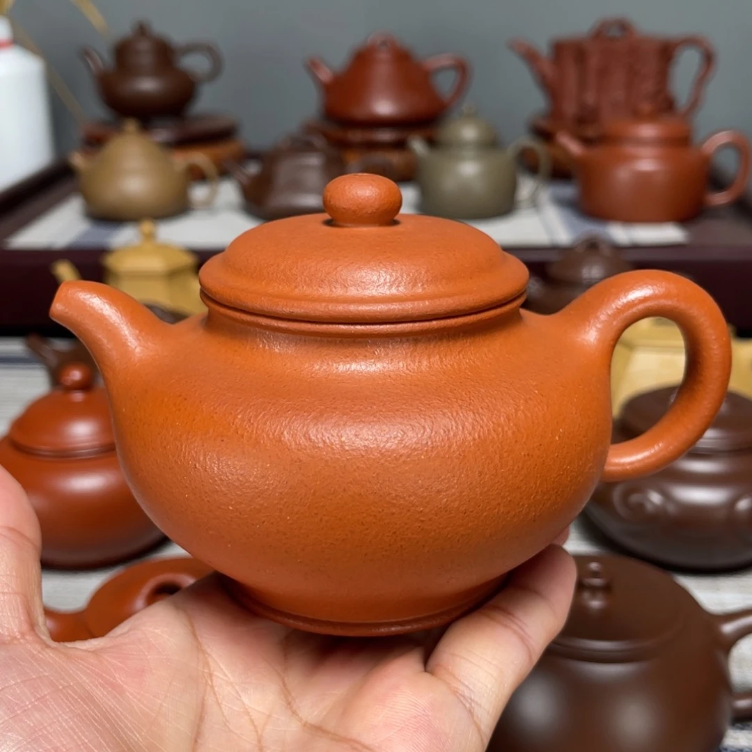 茶壶紫砂全手工制作255cc