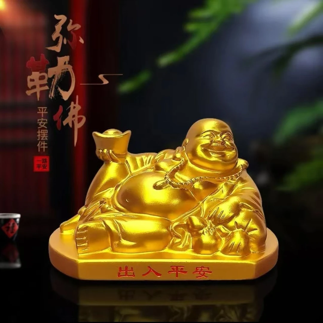 【香港ZHOUFU】高定国风设计弥勒佛家具时尚摆件