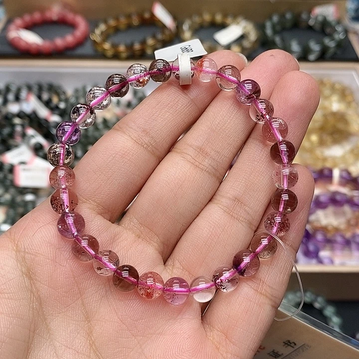 未镶嵌手链水晶全净体超七7m G688