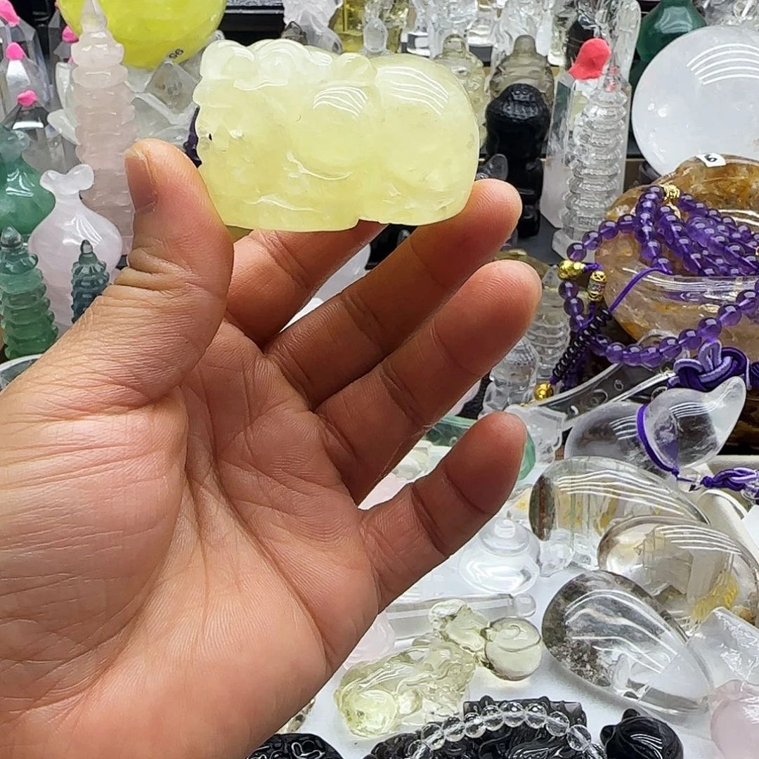 车挂未镶嵌水晶摆件