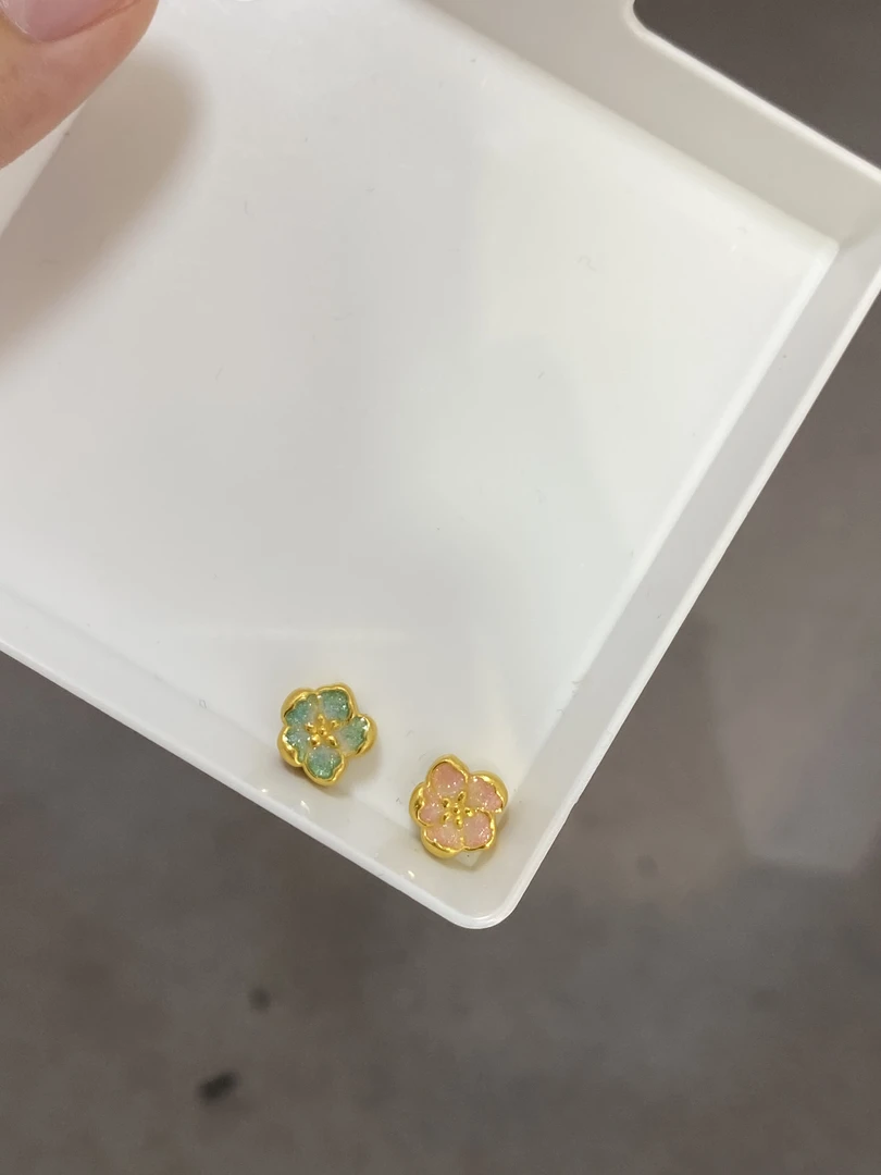 足金999烧蓝转运珠