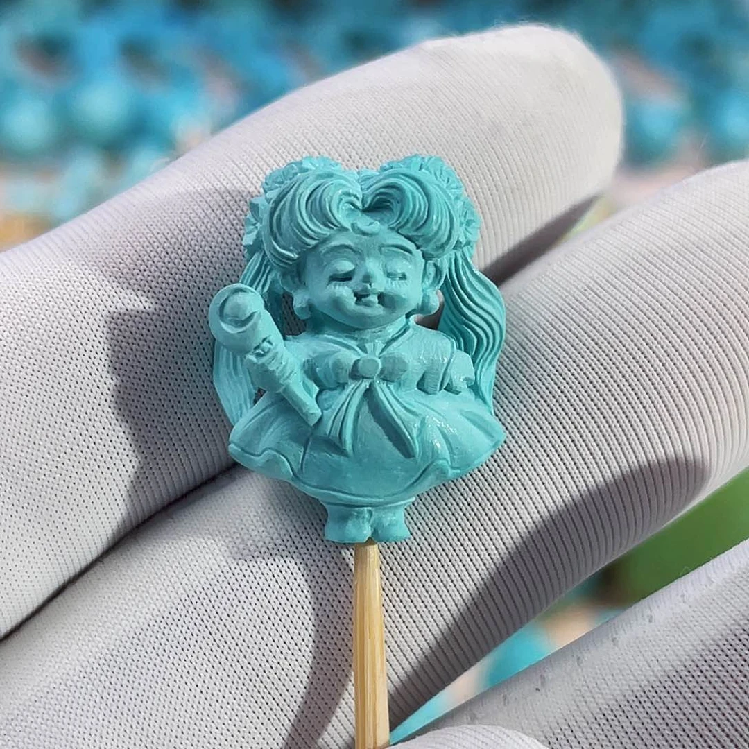 绿松石珠宝奇石未镶嵌