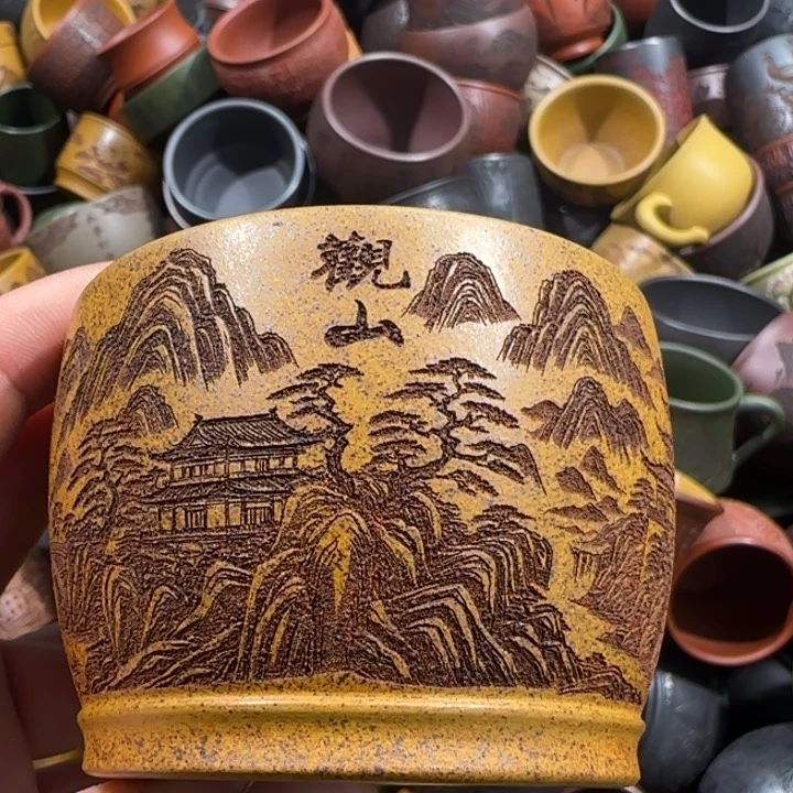 茶杯紫砂全手工制作工艺