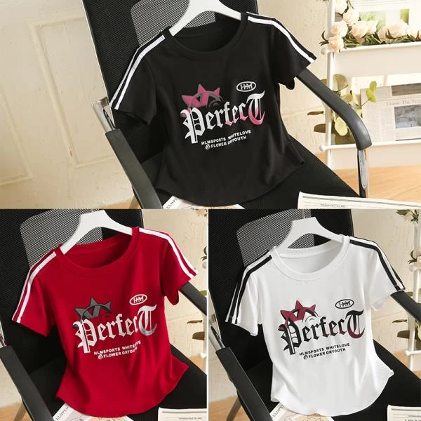 HM女士圆领拉条长袖上衣广场舞服装女士跳舞舞蹈服