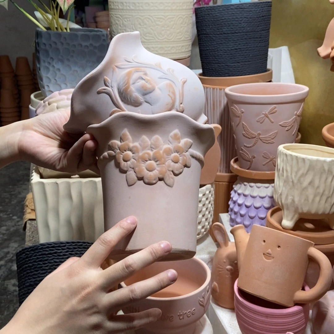 15花边花束+15花边大卫 粗陶2个