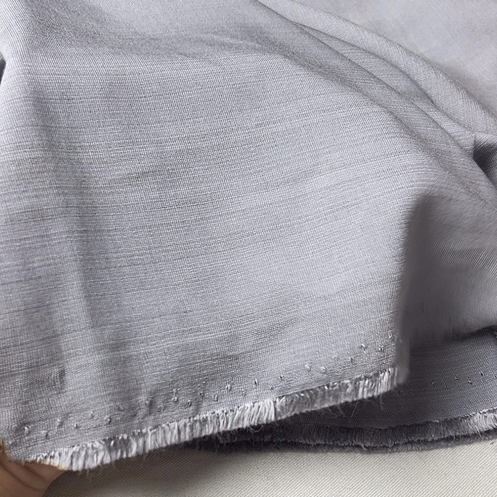 棉混纺浅灰麻棉2米