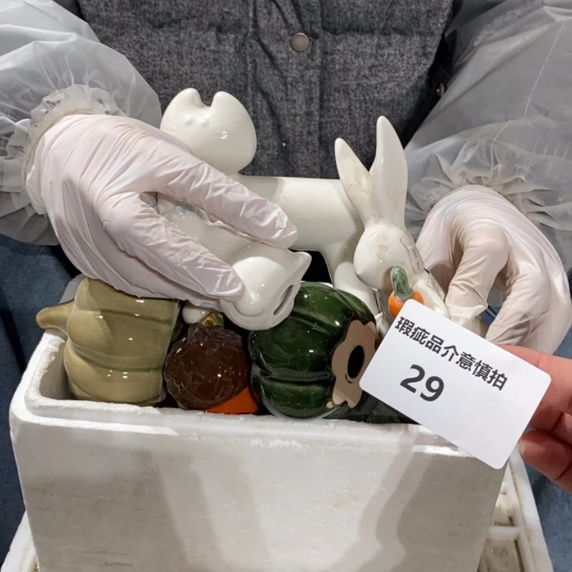 【闪购商品】摆件叮**咚陶瓷摆件瑕疵特卖