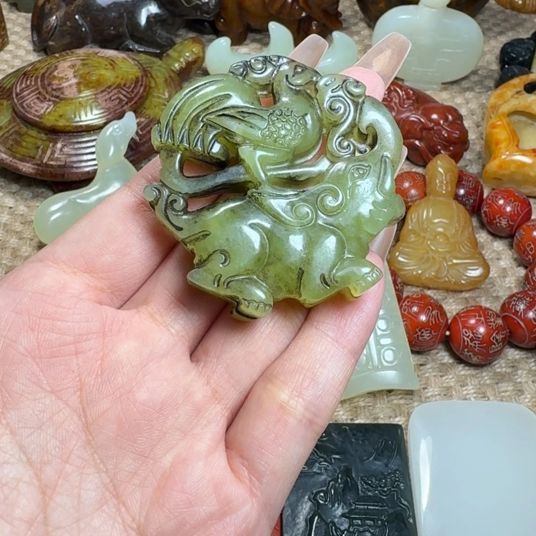 白玉菩提吊坠挂件