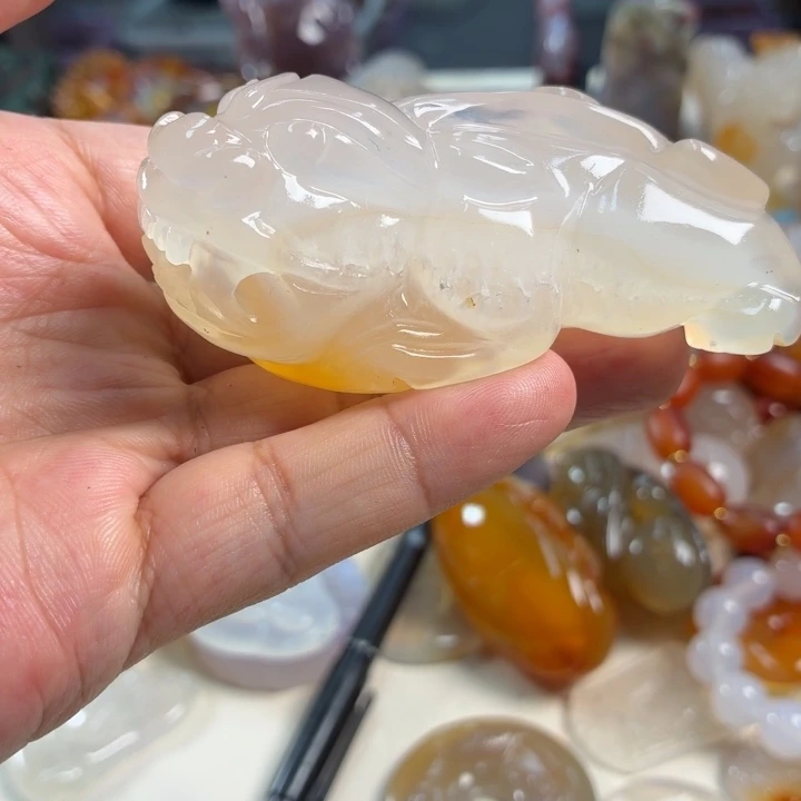 玛瑙/玉髓未镶嵌吊坠(不含链)