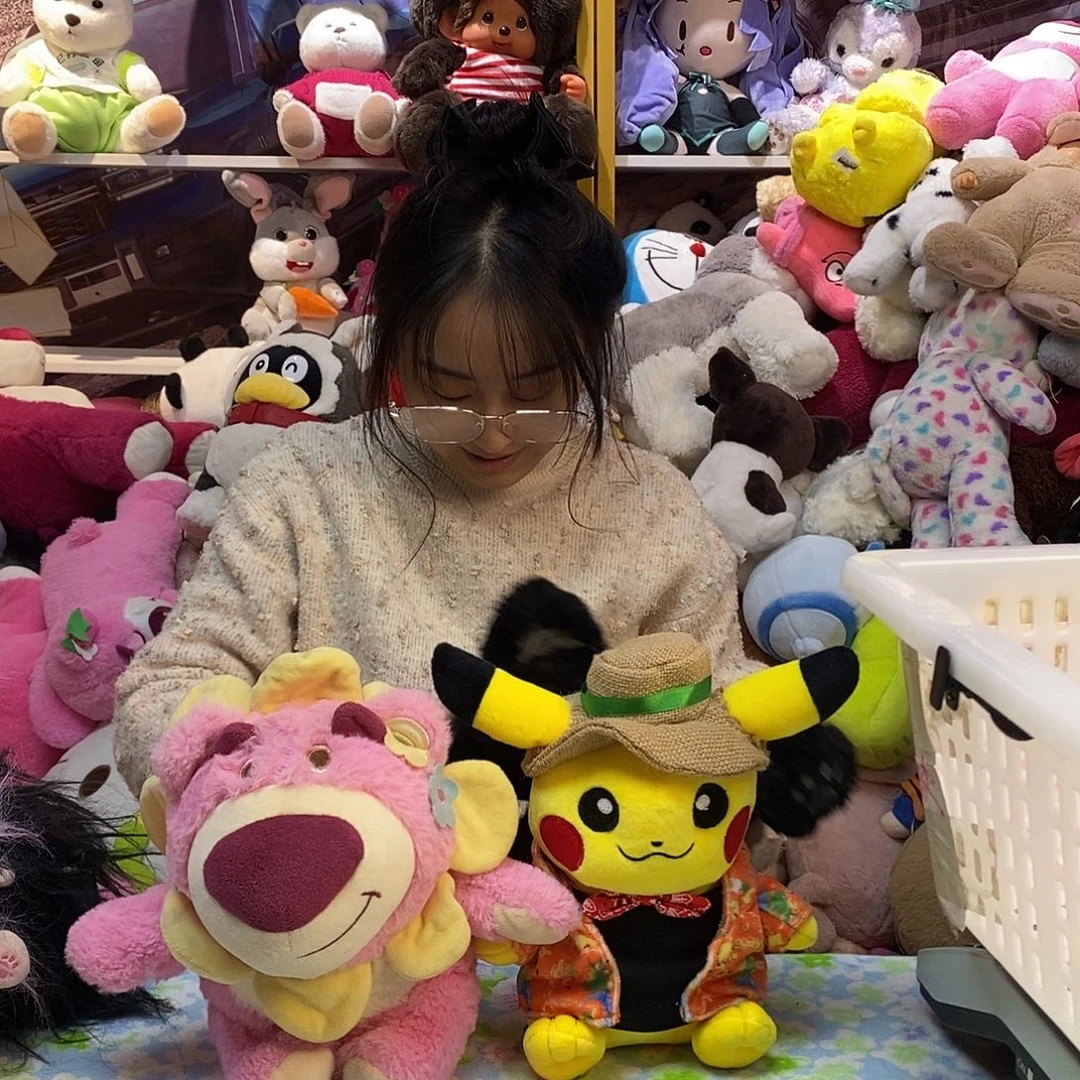 毛绒心**荷毛绒玩具829