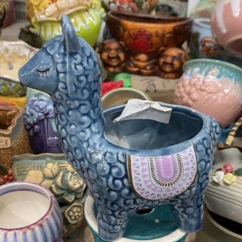 陶瓷大深色羊驼正一个11222223