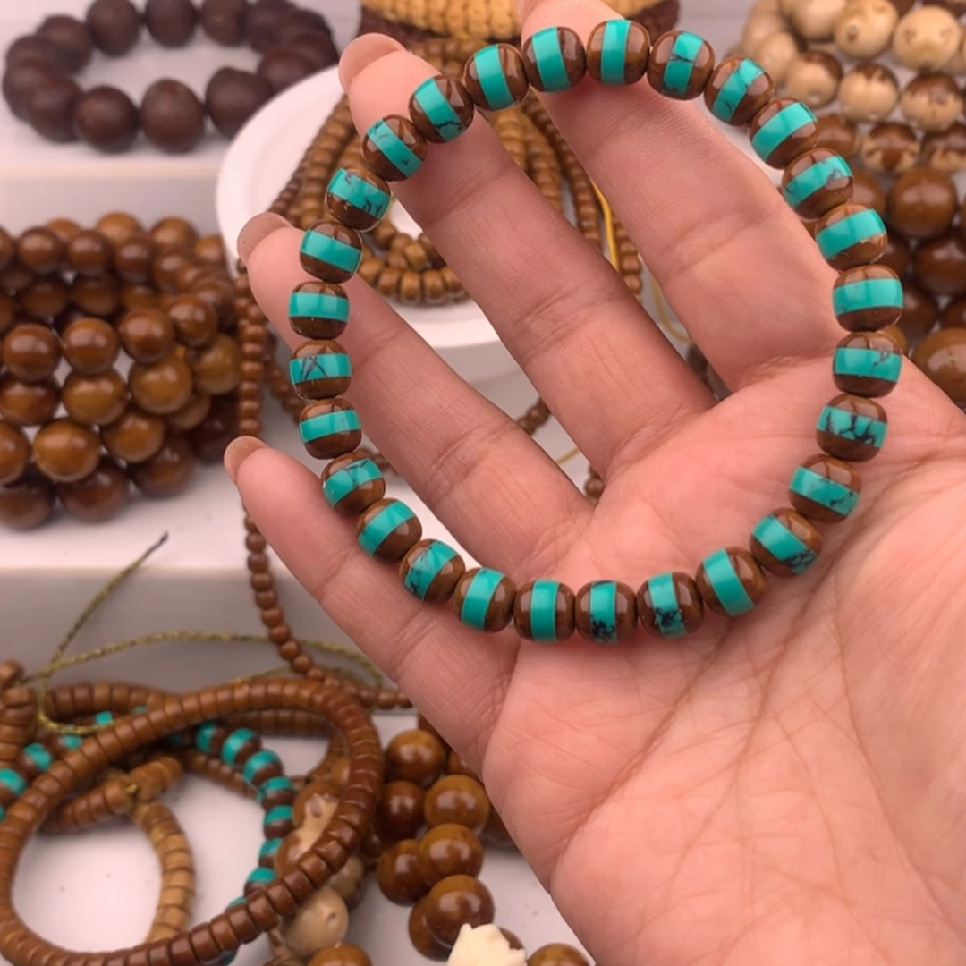 【闪购商品】紫金鼠手串实心纯肉一线天7