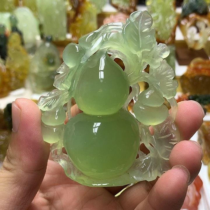 蛇纹石玉未镶嵌珠宝半成品
