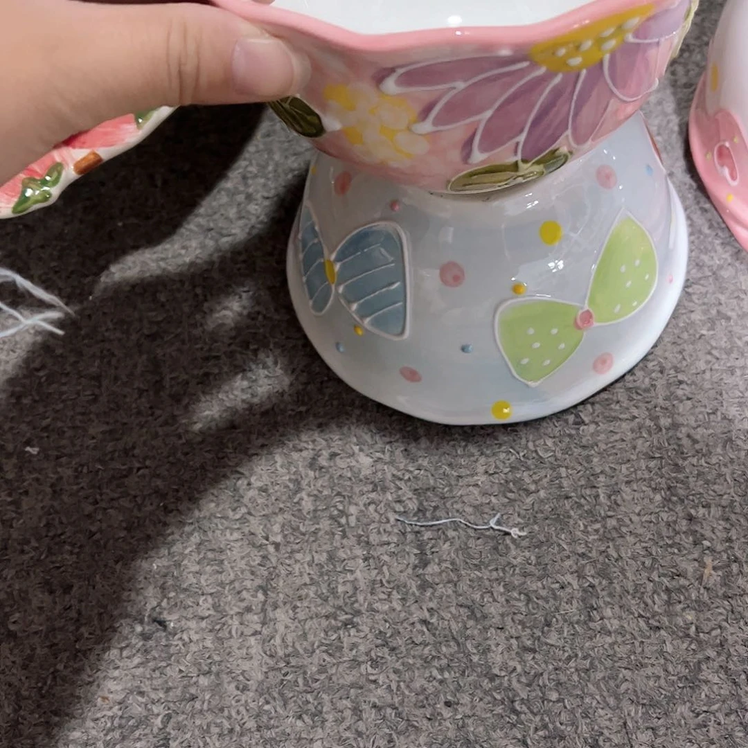 5寸手绘陶瓷餐具系列2个
