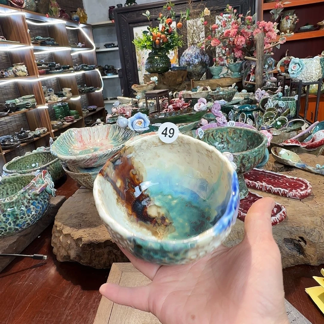 এ***单纯手工咖啡杯盘碗