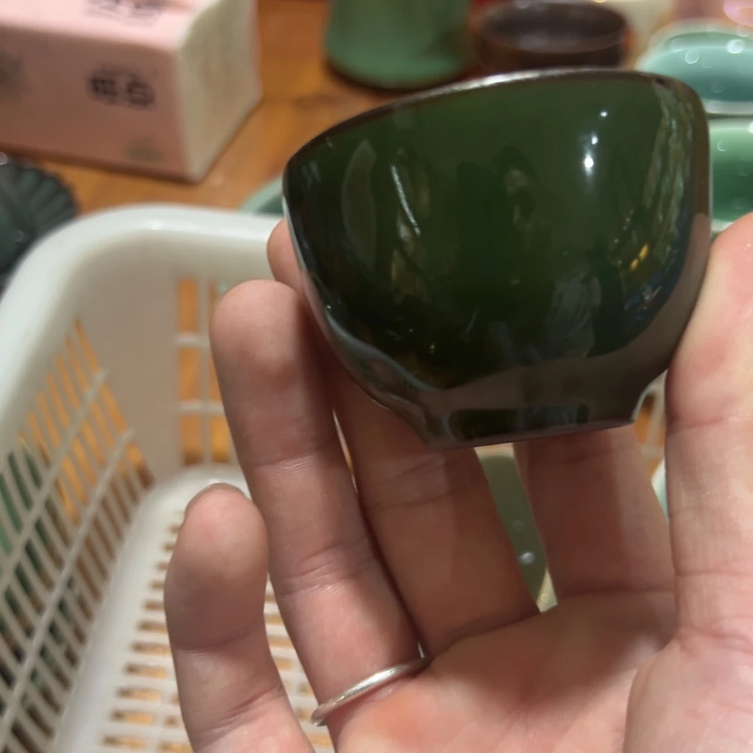 摆件龙泉青瓷青瓷杯子杯子