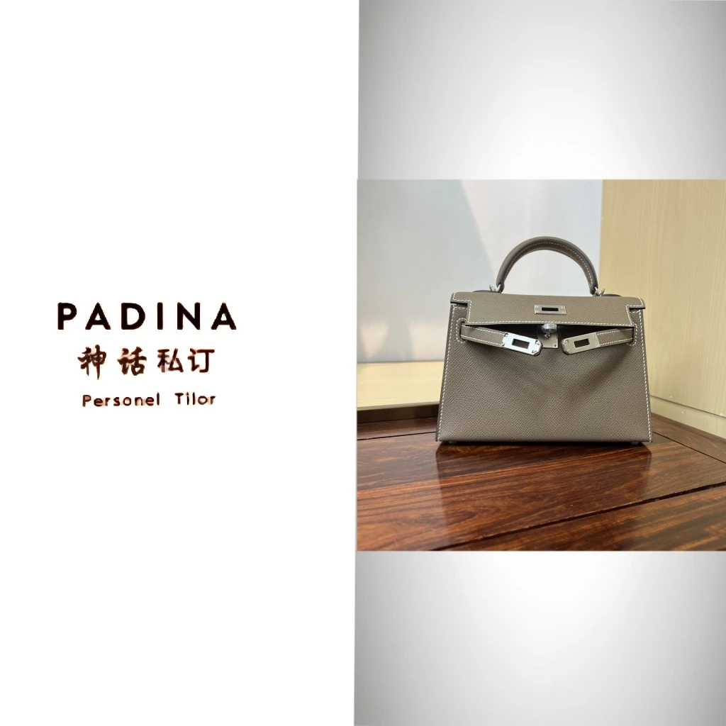 【PADINA— 凯丽 】19-25凯进口EP掌纹皮纯手工手提单肩包