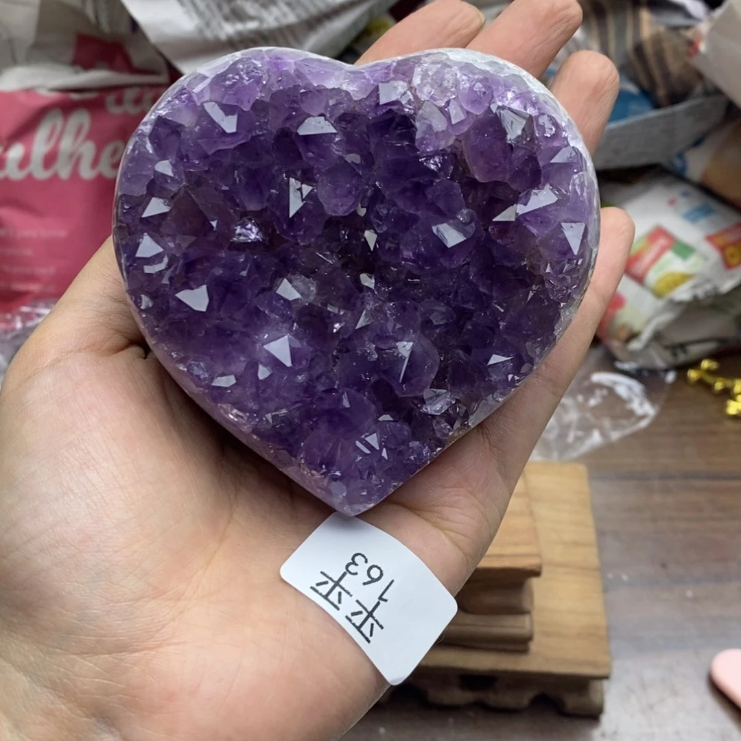 紫晶珠宝半成品未镶嵌