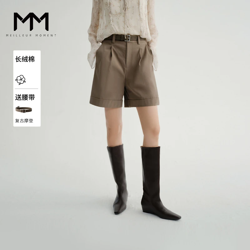 【预售】MM麦檬短裤松弛商场同款25夏季新款显瘦休闲裤5G4150871