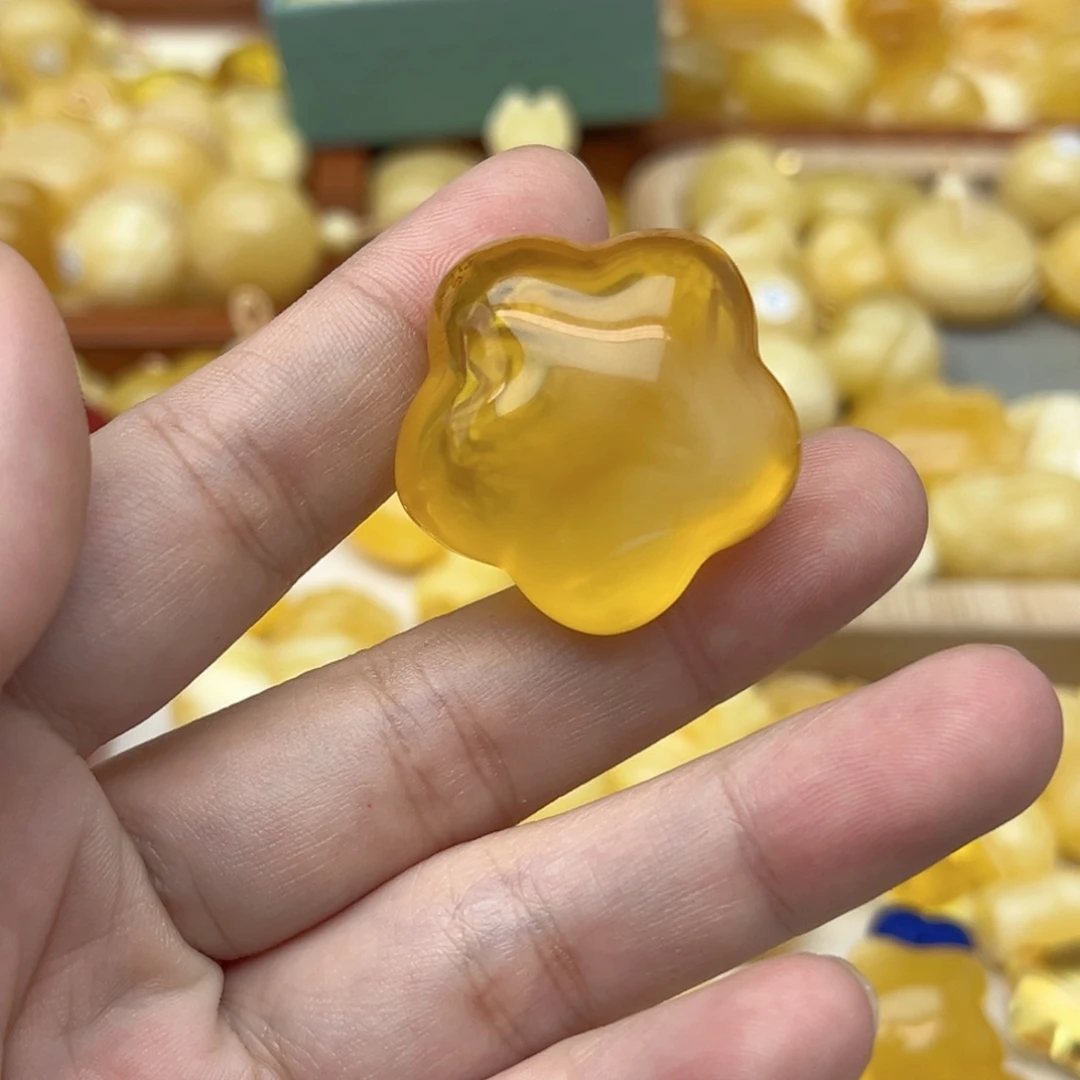 裸石蜜蜡未镶嵌天然