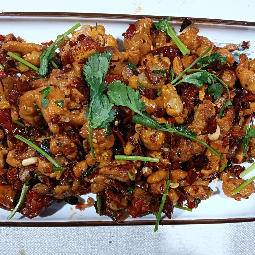 （孜然）香酥鸡块，孜然味，鸡肉