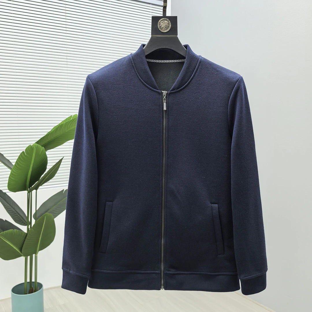 451剪加绒加厚羊毛混纺秋冬开衫卫衣外套