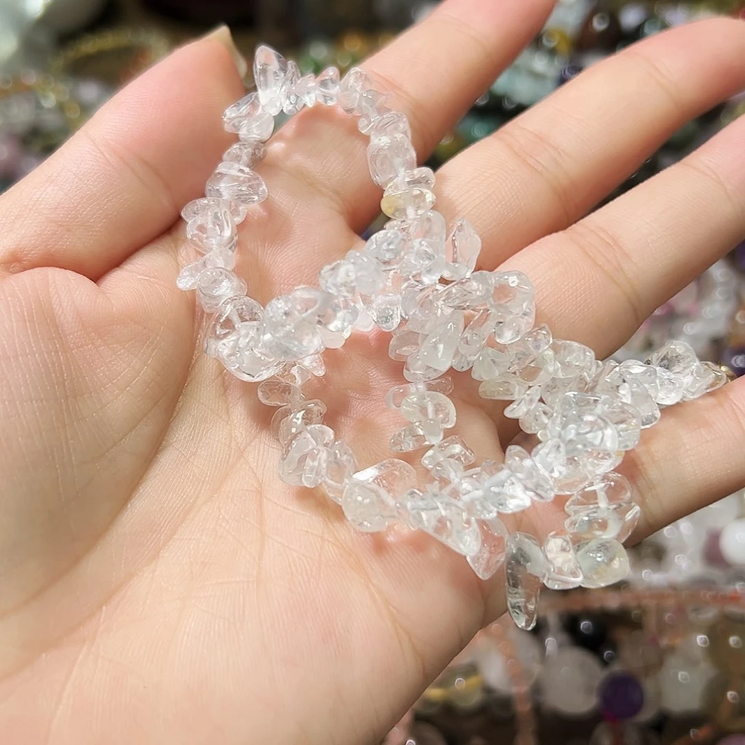 水晶手链未镶嵌喜马拉雅原石锁骨链