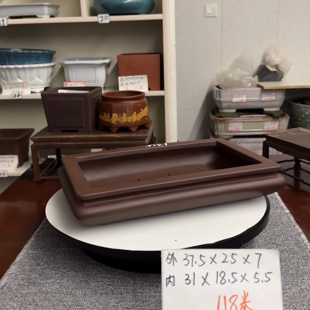 盆友居紫砂花盆直播间