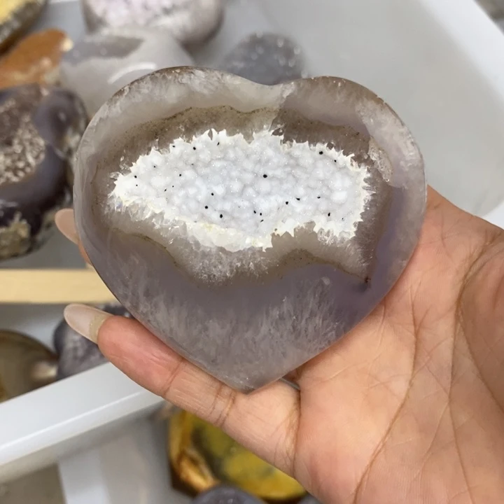 紫晶珠宝半成品未镶嵌