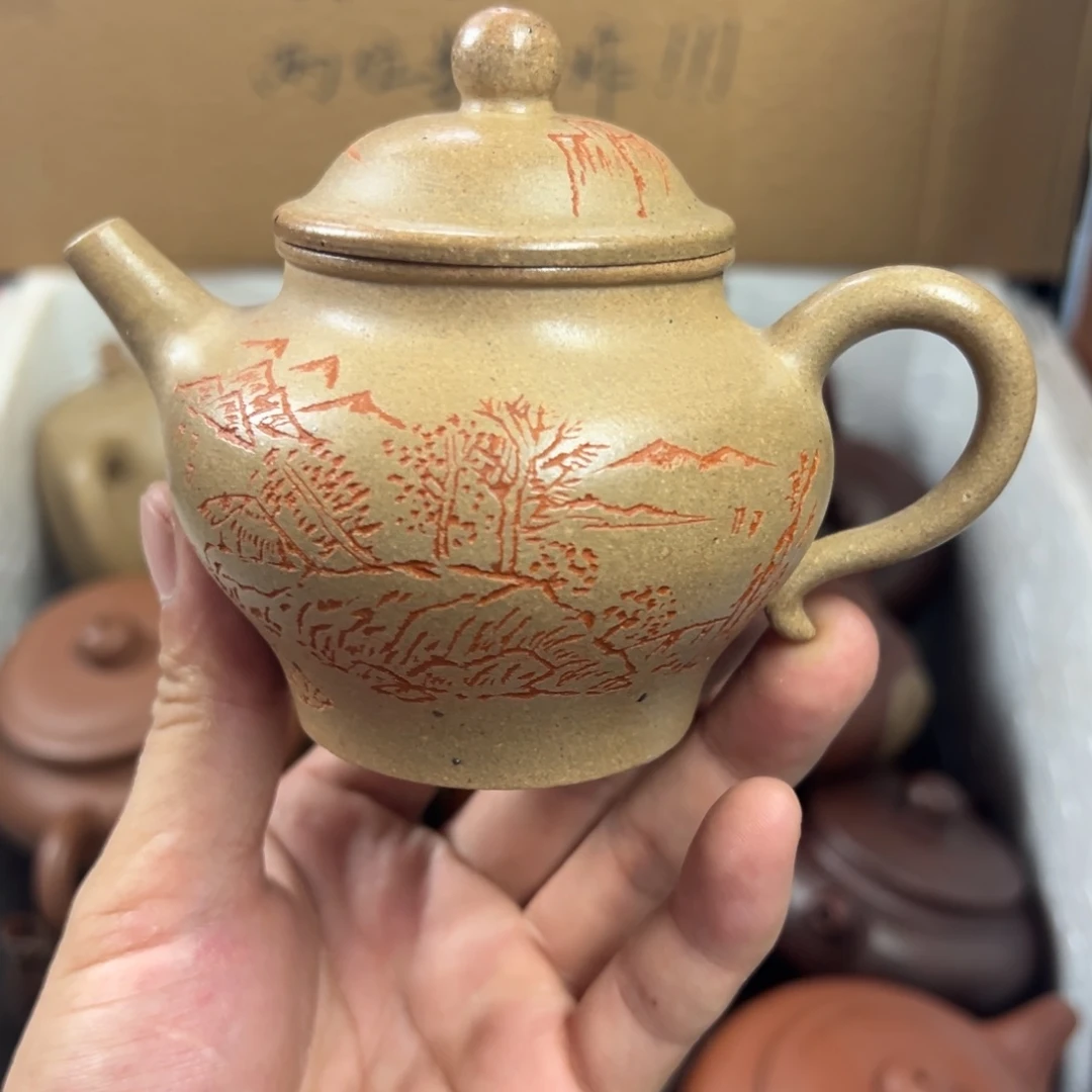 紫砂茶壶宜兴原矿紫砂壶1毫升容量