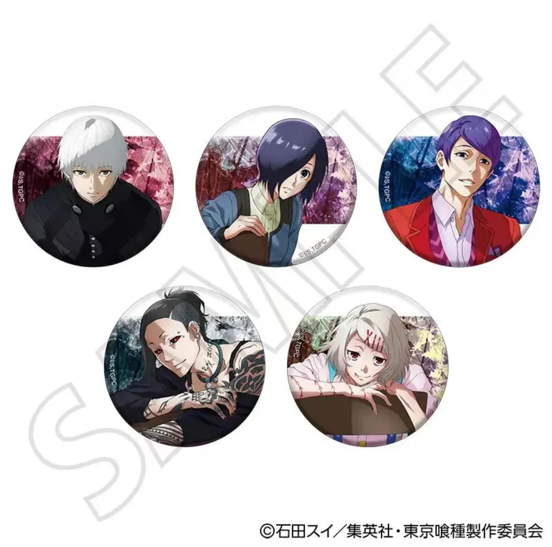 【东京喰种JF2025限定吧唧】全5种 东京喰种 潮玩盲盒(拆盒代拆)