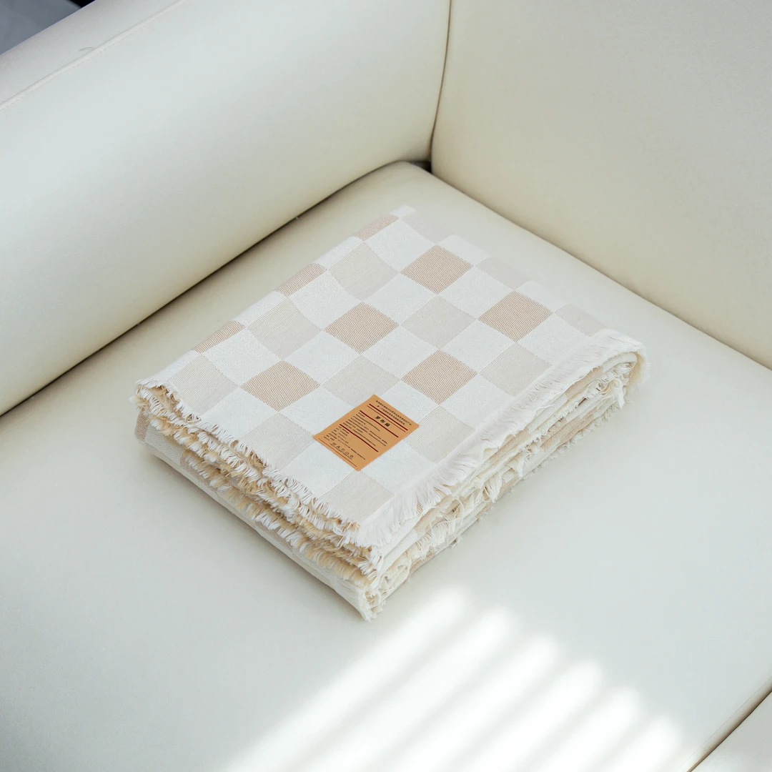 【京かわ会社】毛巾被150*200简格