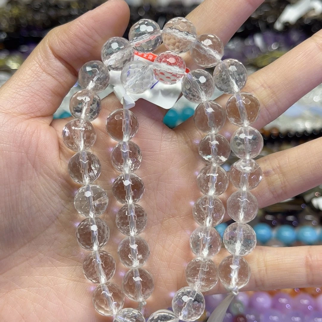 颈饰未镶嵌水晶天然白水晶卡10.5长条38厘米