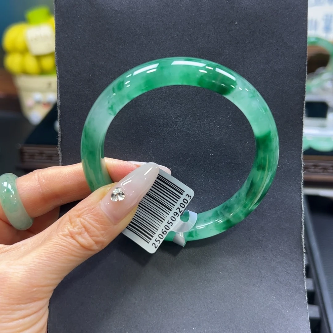 石英质玉（非洲翠）未镶嵌手镯59-60