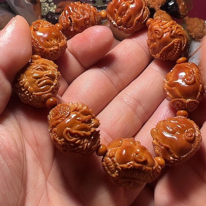 牛***爷手串/手链橄榄核一念僧魔