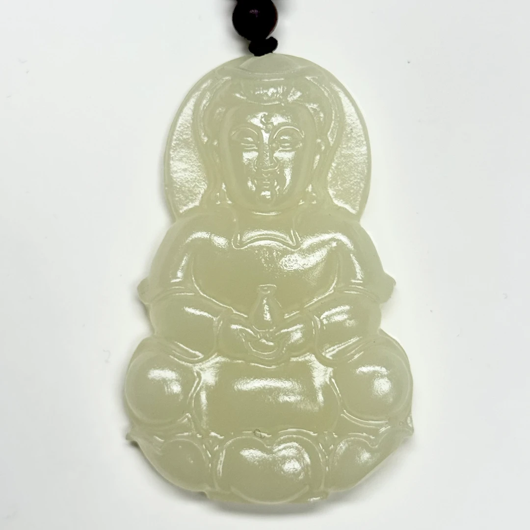 和田观音吊坠多样性发货