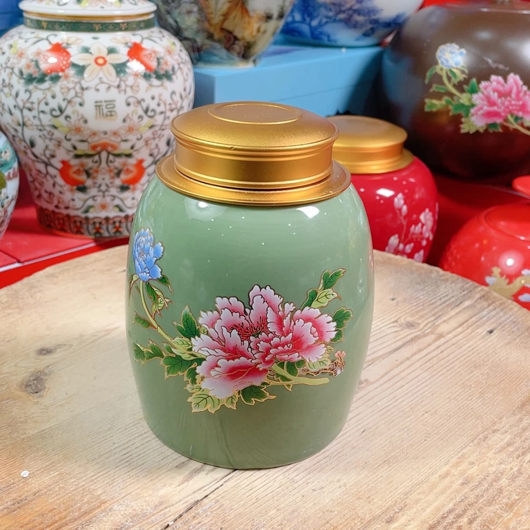 【闪购商品】罐陶瓷茶叶罐密封罐