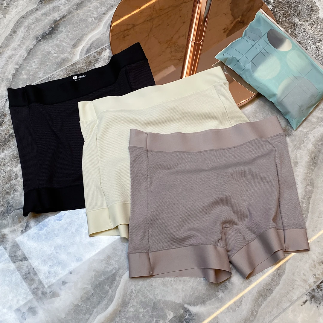 GB-华【浅唱】春夏新款爆款裸感小竖条安全裤组合装621DFN