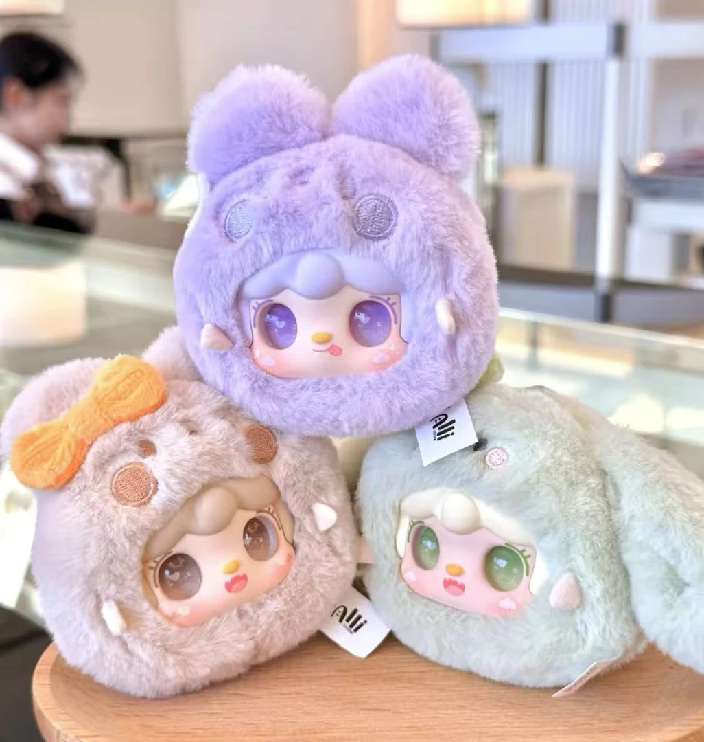 【拆盒】氧氧yooki萌一萌小兔系列毛绒潮玩盲盒背景娃