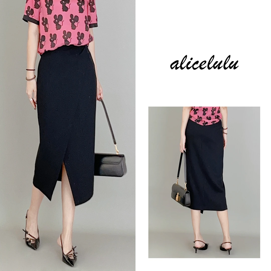 1 ALICE “职型力”半身裙 优雅褶皱 包臀显瘦 S621521D