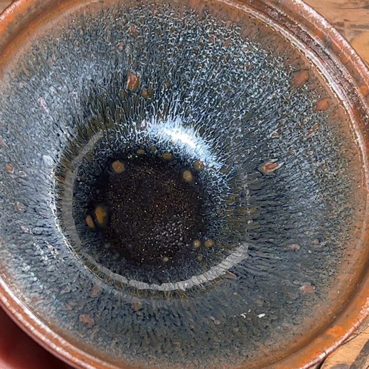 茶盏印山窑柴烧作品