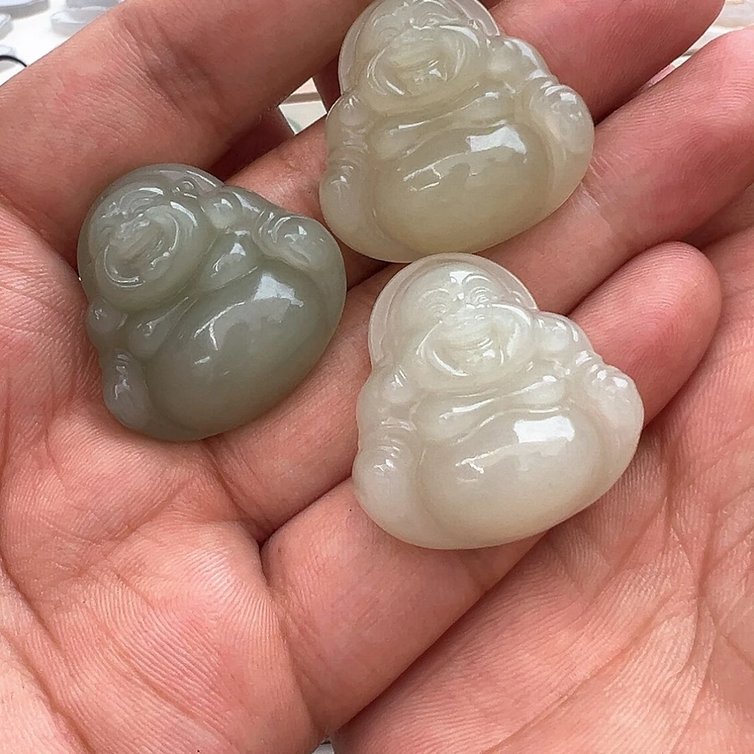 和田玉未镶嵌颈饰和田玉30佛公亚楠多样性发一