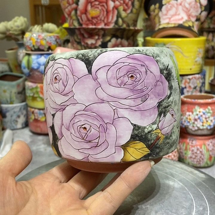 景德镇艺术手绘作品