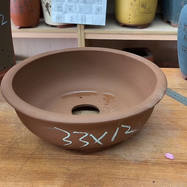 紫砂花盆，透气花盆