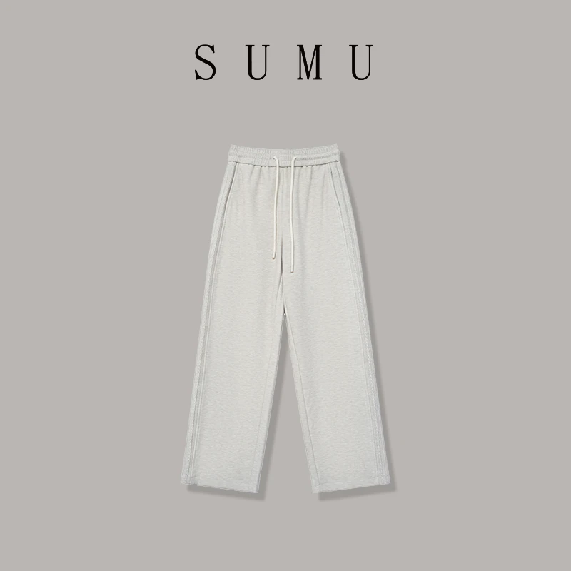 宿慕SUMU 女款休闲裤 9-12 秋季新款时尚百搭休闲裤B6900B