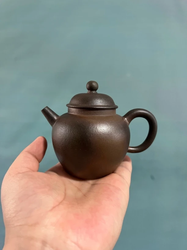 宜兴紫砂壶紫泥柴烧宫灯