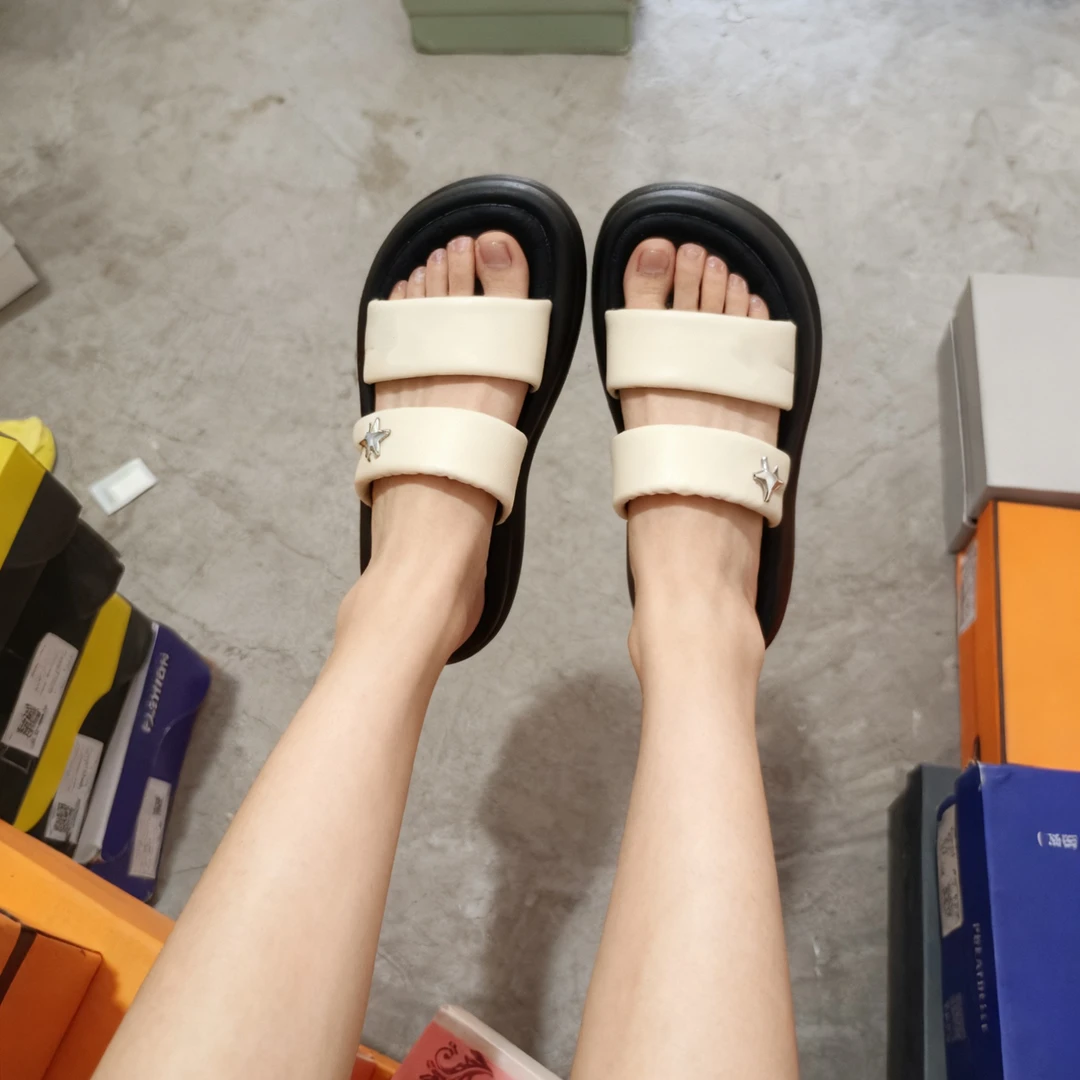 K302一字拖防滑软底拖鞋薄款圆头休闲风