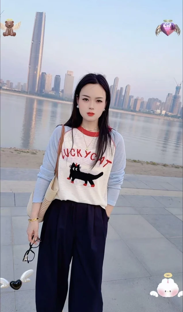 【姑姐严选】2025夏款韩版撞色插肩袖长袖防晒