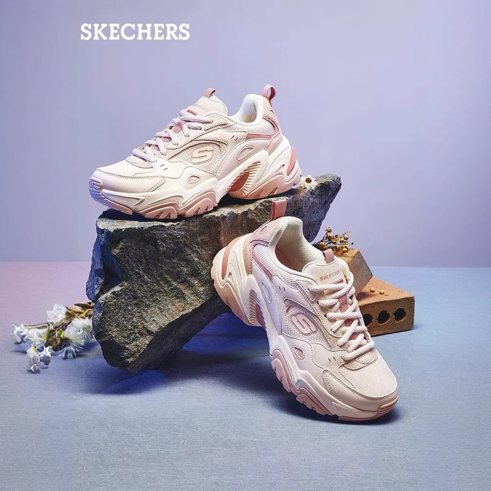 SKECHERS/斯凯奇【机甲鞋】斯凯奇夏季老爹鞋女缓震人生跑鞋149916